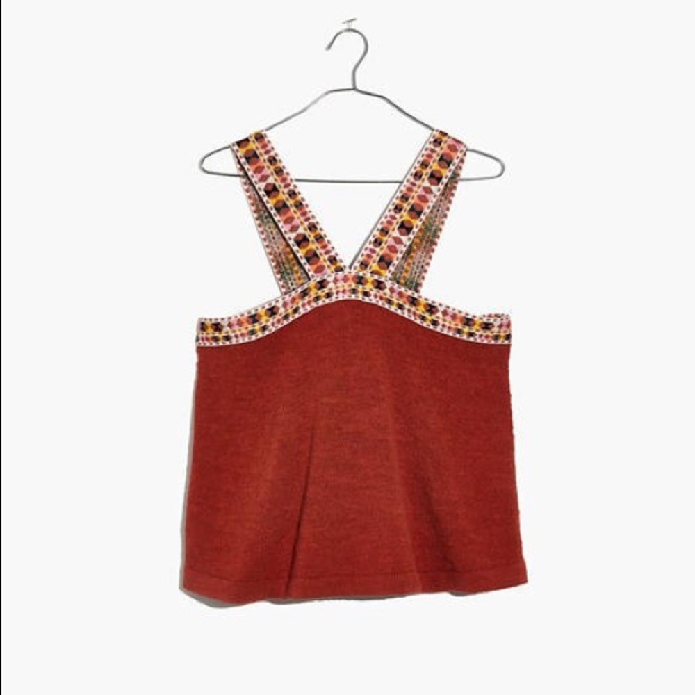 ✰ Madewell Embroider Strap Swing Top ✰